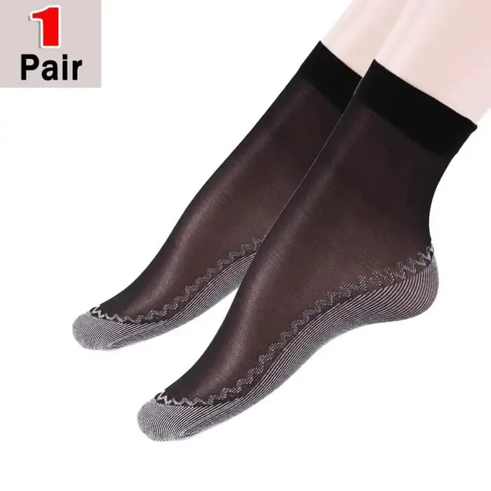 1/5/10 paires dentelle ultra-mince chaussettes femmes été respirant soie chaussettes femme maille él