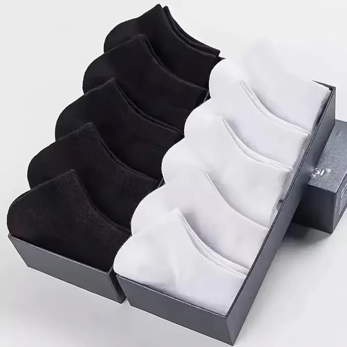 5/10/40 paires été solide coupe basse cheville chaussettes hommes femmes chaussettes de sport anti-o