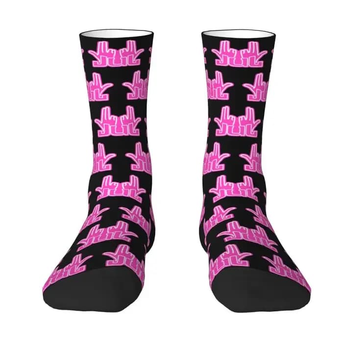 Chaussettes personnalisées JUL pour hommes et femmes, chaussettes unisexes, chaussettes mignonnes de
