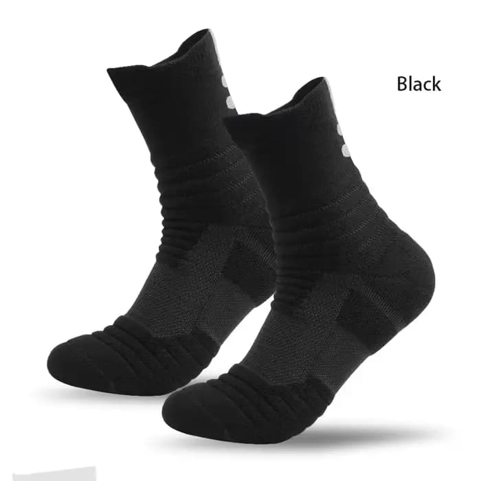 Chaussettes de sport à tube moyen pour hommes, chaussettes de course de badminton, chaussettes d'ext