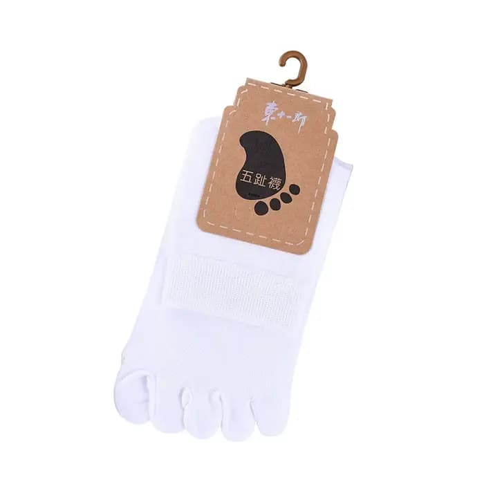 Chaussettes à orteils unisexes pour hommes et femmes, chaussettes à cinq doigts, en coton respirant,