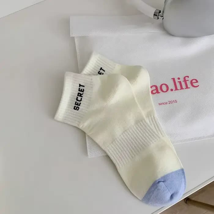 Chaussettes de dehors en Coton à Baril Bas pour Femme, Légères, Courtes, Respirantes, Douces pour la