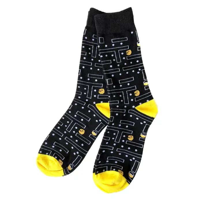 1 paire de chaussettes de jeu unisexe pour vieille école, costume tendance à la mode pour toutes les
