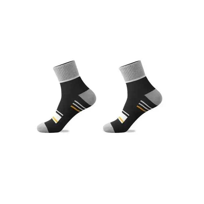 Chaussettes rayées en pur coton pour hommes, chaussettes de sport décontractées, anti-odeur, anti-fa