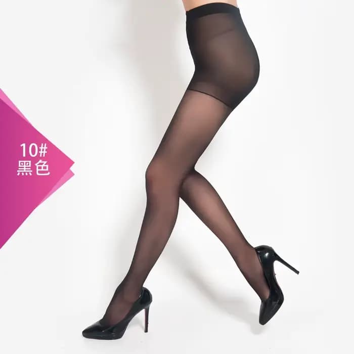 Collants Incassables Fins 12D à Haute artificiel asticité pour Femme, Collants Sexy en Nylon avec En