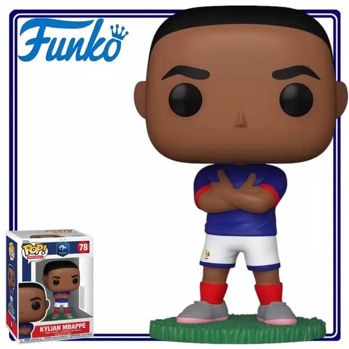 Figurine en vinyle Funko Pop Football France Équipe Nationale Kylian Mbappé, objet de collection, dé