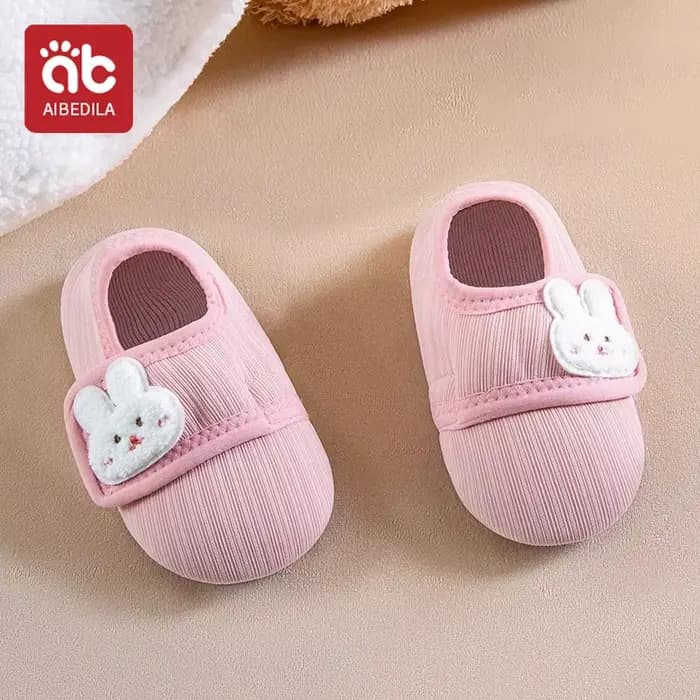 Chaussettes anti-aldes pour nouveau-né, chaussures de sol CPull chaudes avec semelle en caoutchouc p