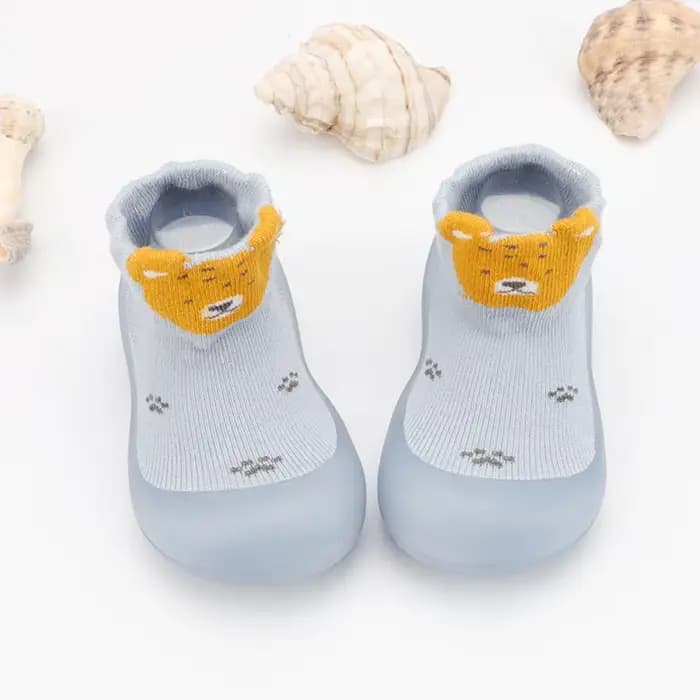 Chaussettes pour bébés, chaussures pour enfants en bas âge, premiers pas, motif de dessin animé, sem