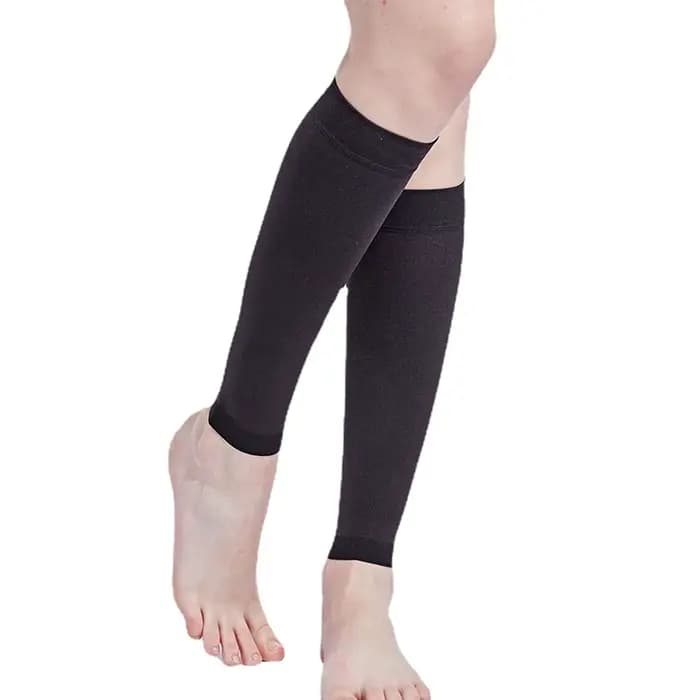 Chaussettes de compression médicale pour femmes 15-20 mmHg, manchons de compression pour mollets, ch
