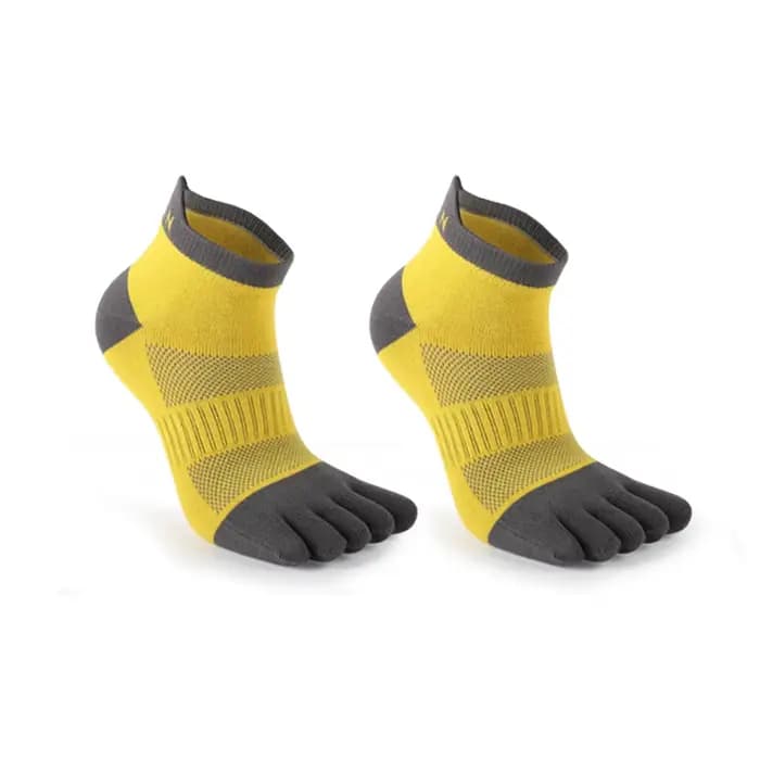 Chaussettes de Sport courtes à cinq doigts pour hommes, respirantes, confortables, façonnantes, Anti