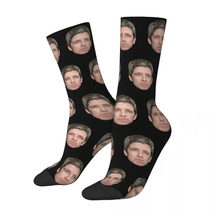 Chaussettes de basket-ball en polyester pour hommes et femmes, chaussettes longues, cheveux gris, no