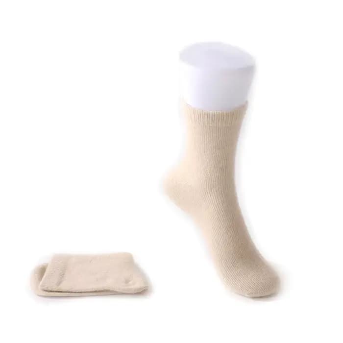 2 paires de chaussettes 100% cachemire pour hommes et femmes, chaussettes d'hiver épaisses de couleu