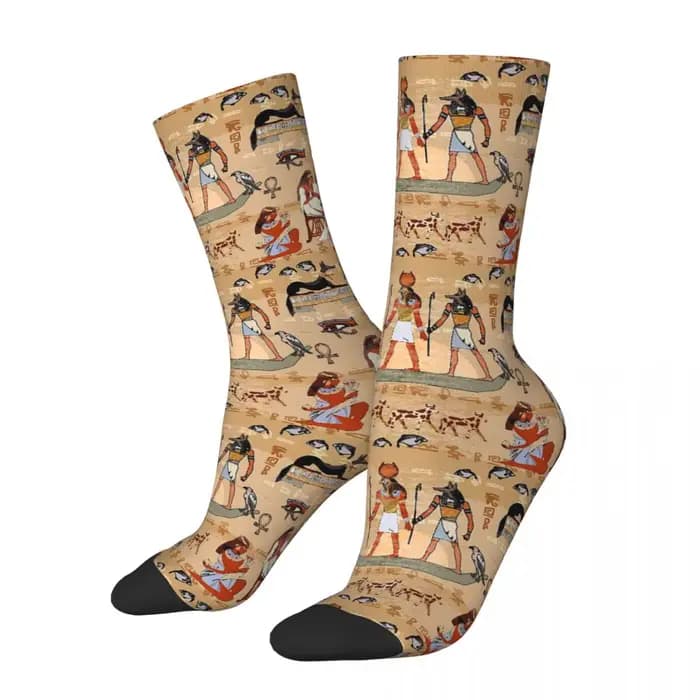 Chaussettes humoristiques pour hommes et femmes, Symdockers éma ens, Boho Tribal Graphic, Prairie Eg