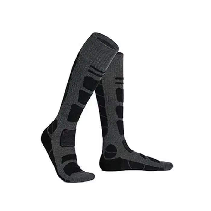 1 paire laine mérinos Chaussettes de Compression chaudes hiver pour hommes pour la randonnée en snow