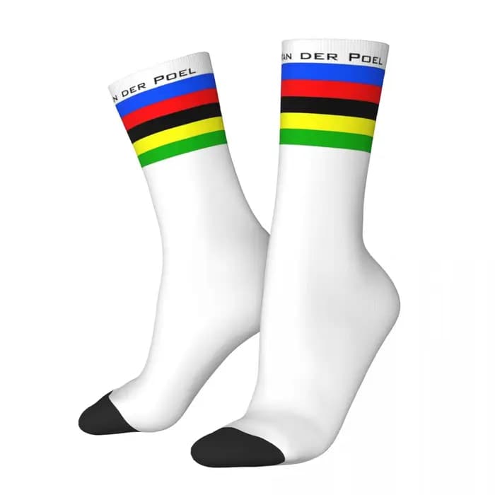 Mathieu Van Der Poel cycliste MVDP hommes femmes chaussettes coupe-vent nouveauté printemps été auto