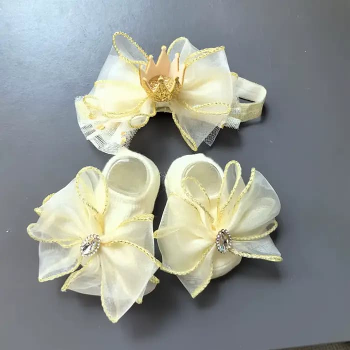 Ensemble de Chaussettes de Sauna pour Bébé, Bandeau de Sauna Doux et Confortable, Bandeau de Sauna pour Bébé, Chaussettes de Bateau MiniInTheBox, Chaussettes de Sol