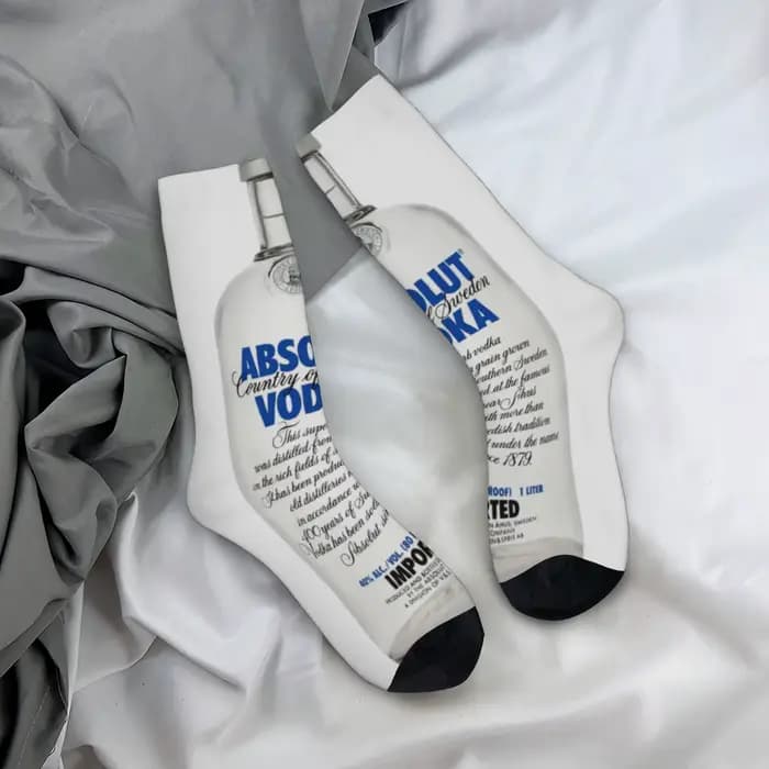 Chaussettes amusantes aAbsolut Vodka aAbsolut Vdka9