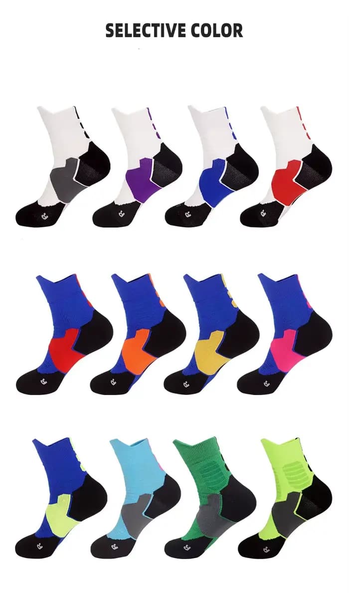 Chaussette de sport respirante à compression pour garçon et fille