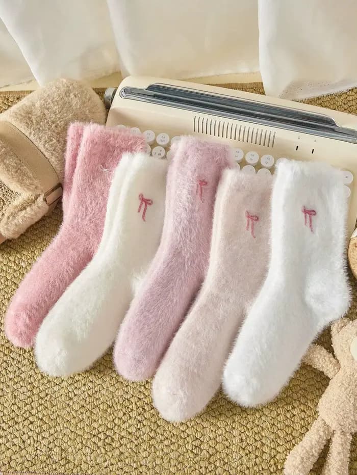 1/5 paires de chaussettes pour femmes et hommes