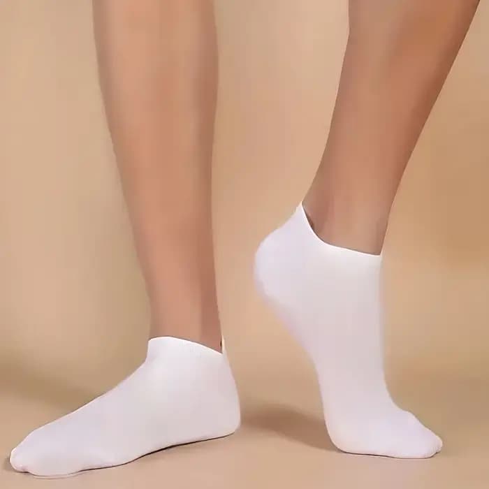 10 ou 20 ou 40 paires unisexe solide coton chaussettes hommes femmes coupe basse cheville chaussettes en vrac noir blanc gris chaussettes doux léger