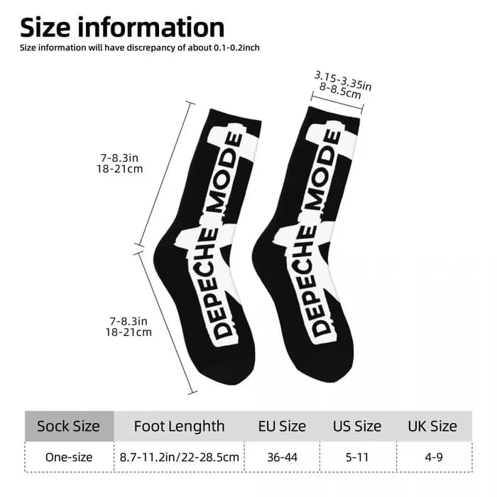 Depeche Cool Mode chaussettes coréen bas printemps anti-dérapant unisexe hommes