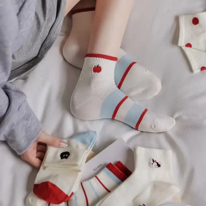 Chaussettes en coton pour femmes