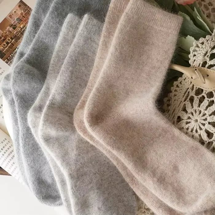 Chaussettes en laine pour femmes automne hiver