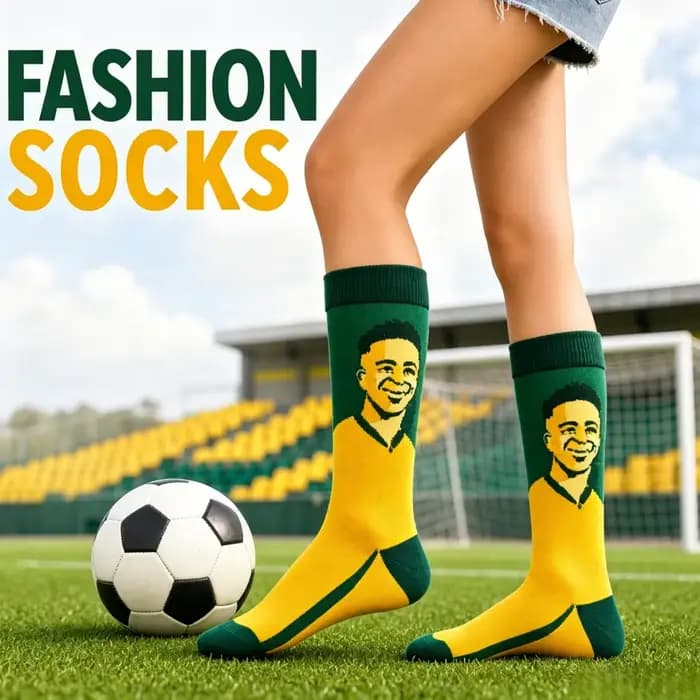 1 paire de chaussettes tendance – un incontournable pour les fans de football