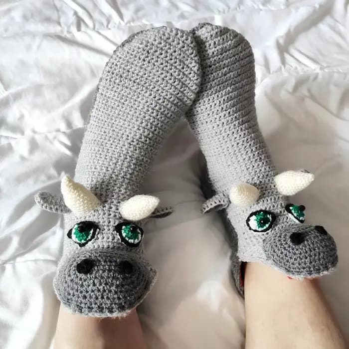 Chaussettes tricotées animaux drôles pour femmes hommes enfants Crocodile manger pied