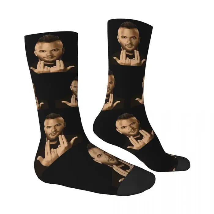 Jul France rappeur unisexe chaussettes d'hiver coupe-vent