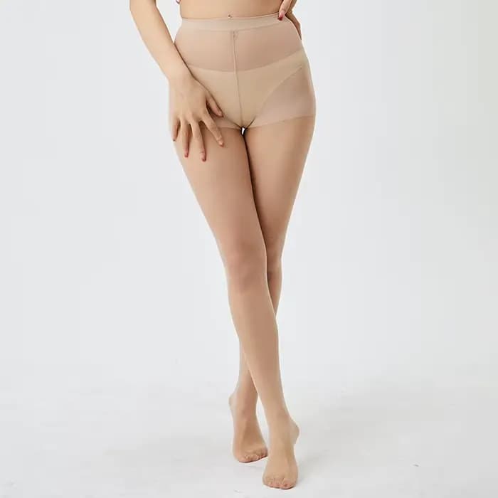 1 paire de collants transparents en Nylon pour femmes