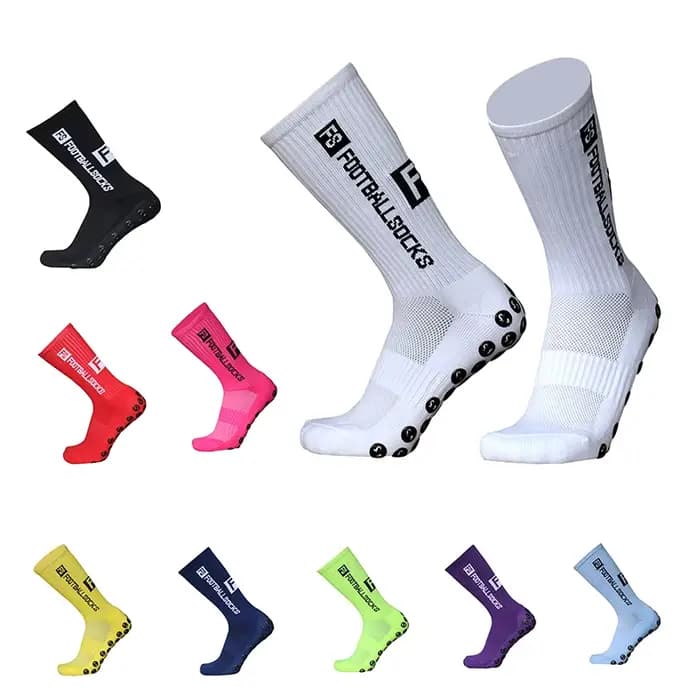 Rond 2025 nouvelles chaussettes de Football nouveau Style FS ventouse en Silicone anti-dérapant