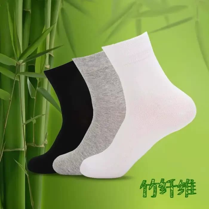 Nouvelles chaussettes pour hommes en fibre de bambou, à compression, longues, pour l'été et l'automne, style business décontracté, couleur unie noir et blanc, chaussettes habillées pour homme, cadeau
