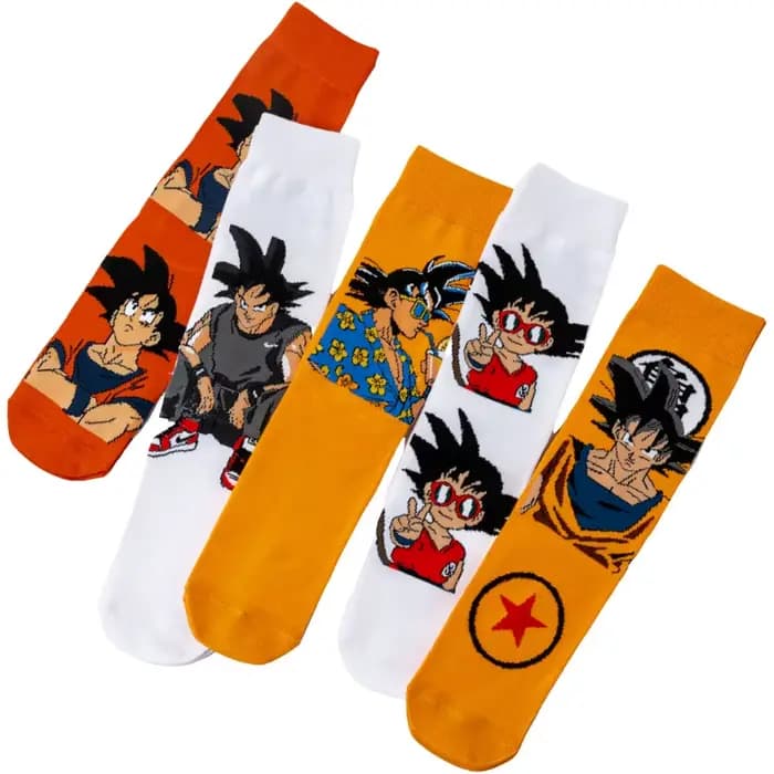 Bandai Hip Hop Street Style Anime chaussettes hommes femmes nouveauté drôle décontracté équipage chaussettes CuteYoga chaussettes cyclisme chaussettes