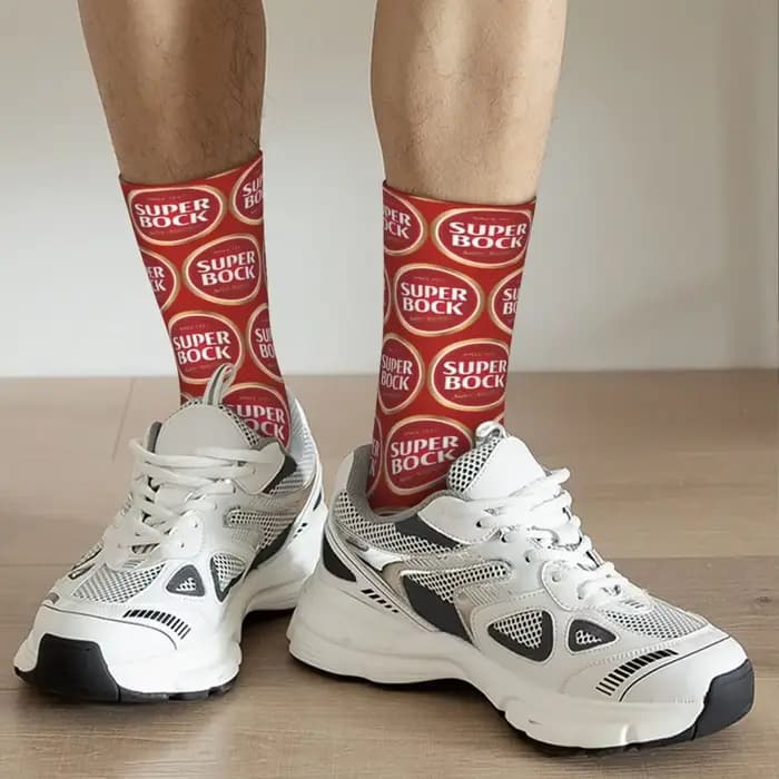 Super Bock – chaussettes Harajuku absorbant la sueur