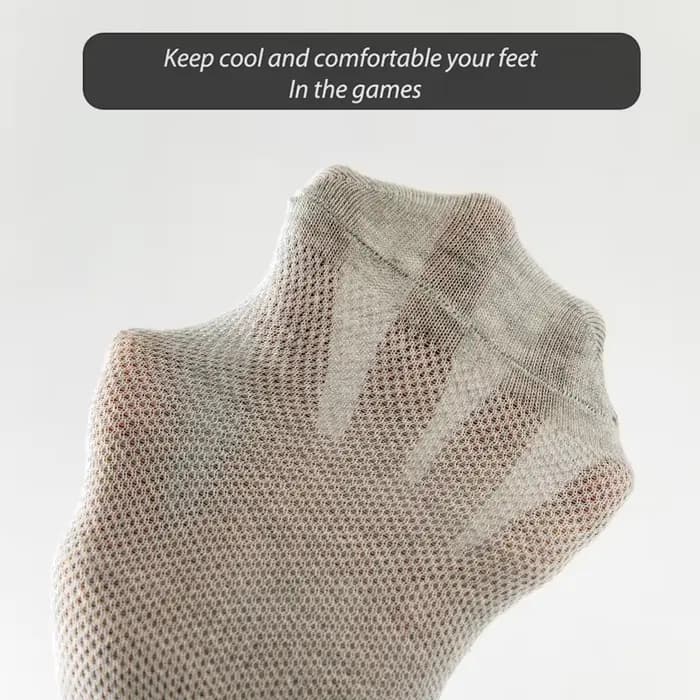 HSS 5 paires coton biologique hommes chaussettes cheville respirant maille sport chaussette décontracté athlétique été mince court Sokken grande taille EU40-46