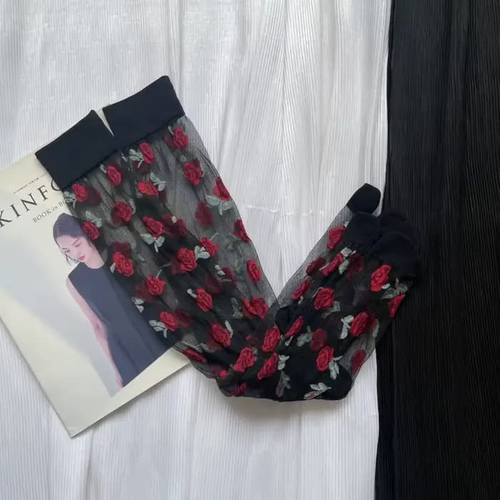 Chaussettes d'été transparentes Ultra-fines à bout fendu pour femme