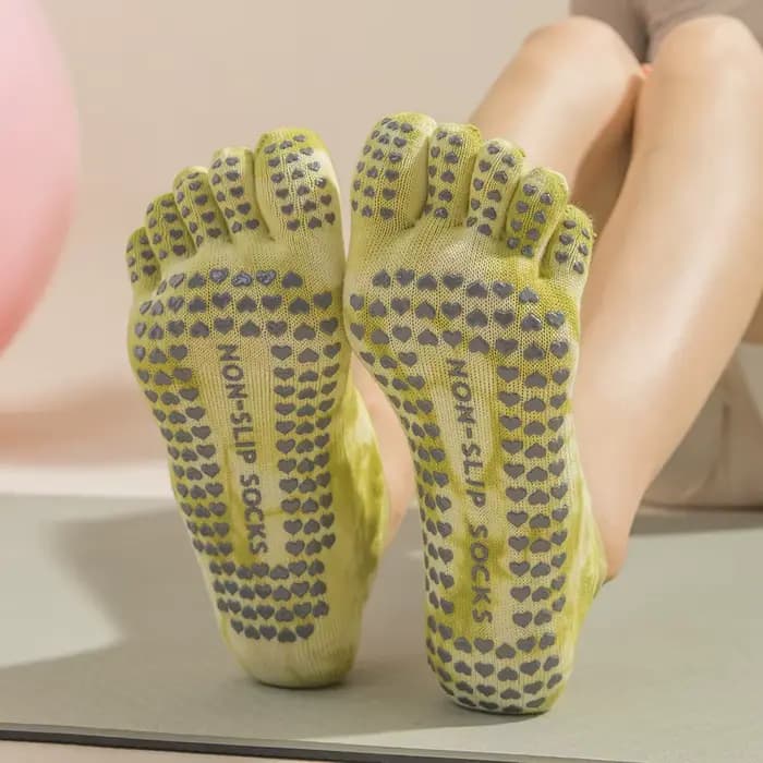 Chaussettes de yoga antidérapantes pour femmes