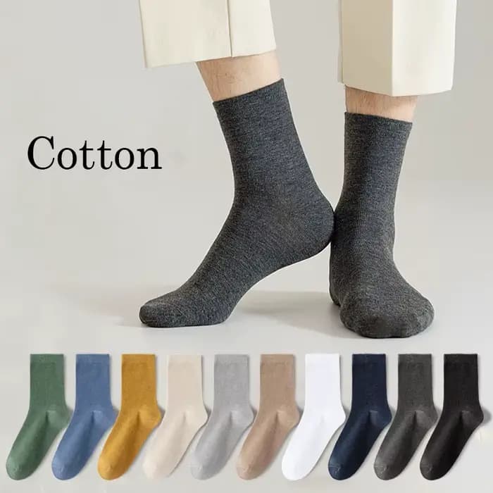 5/10 paires coton hommes chaussettes Pack respirant chaussette ensemble haute qualité