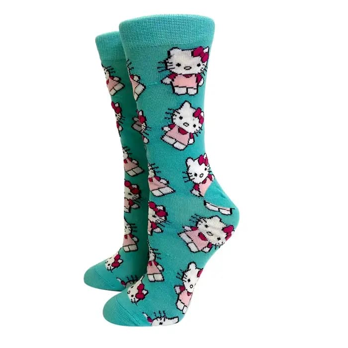 Anime Colorful Funny Happy Casual Long Socks for Women