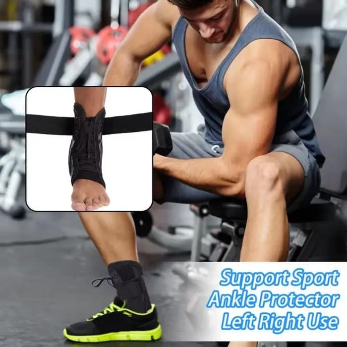 Support de cheville de sport pressurisé, protection des articulations, attelle de soutien de cheville à Compression, stabilisateurs latéraux réglables