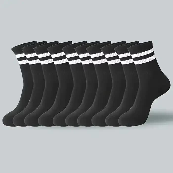 Hommes femmes chaussettes rayées mode couleur doux confortable absorbant la sueur respirant amoureux sport Style