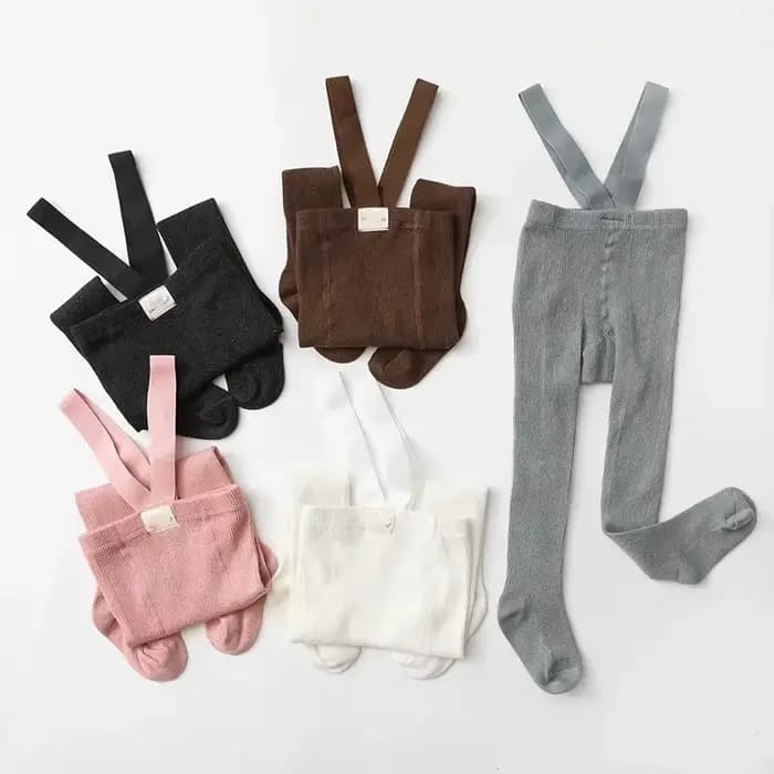 Collants élastiques pour filles collants à bretelles en coton Leggings pour enfants bas de bébé printemps automne chaussettes longues pour nourrissons collants pour tout-petits