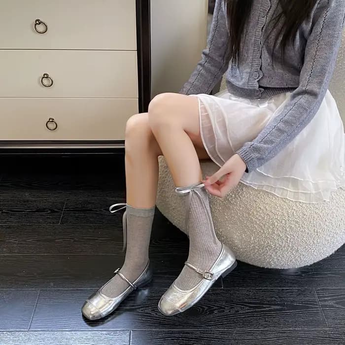 Chaussettes Désossées avec Nministériels d Latéral pour Femme