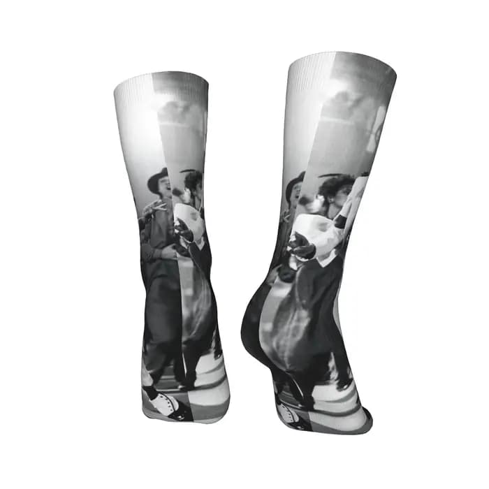 MJ King Of Pop Michael J-jackson Stockings Chaussettes modernes pour femmes et hommes
