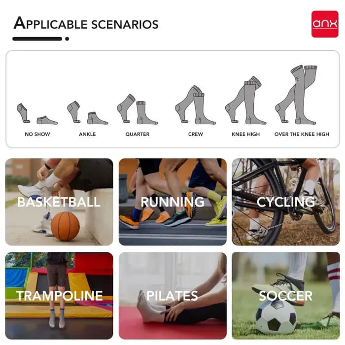 10 paires de chaussettes de sport personnalisées