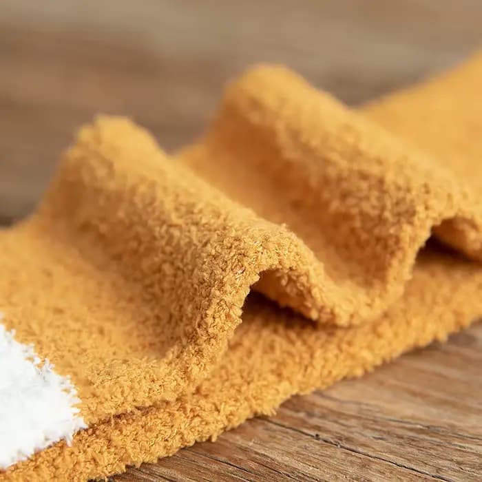 Chaussettes en velours de corail pour femmes et filles