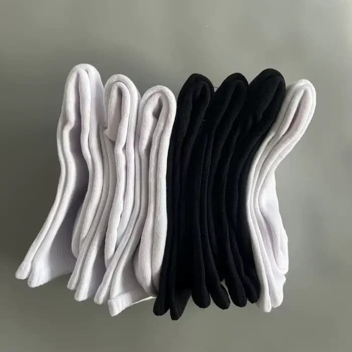 5 paires de chaussettes de sport pour hommes 100% coton