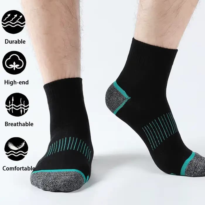 5 paires de chaussettes de sport haut de gamme pour hommes