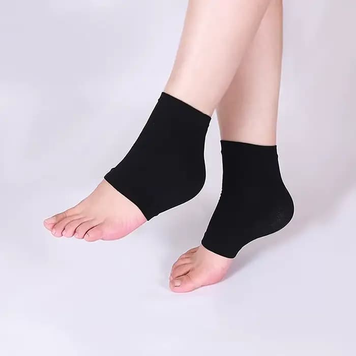 2 pièces Gel hydratant talon chaussettes Spa chaussette pour soin des pieds Gel